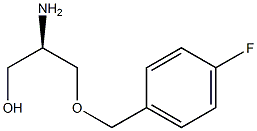 (R)-2-amino-3-(4-fluorobenzyloxy)propan-1-ol Struktur