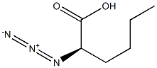 (R)-2-azidohexanoic acid Struktur