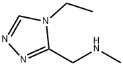 1-(4-ethyl-4H-1,2,4-triazol-3-yl)-N-methylmethanamine Struktur