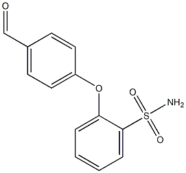 2-(4-formylphenoxy)benzenesulfonamide Struktur