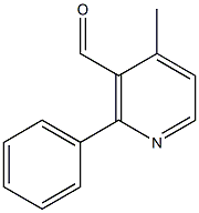 4-methyl-2-phenylnicotinaldehyde Struktur