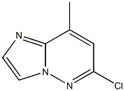 6-chloro-8-methylimidazo[1,2-b]pyridazine Struktur