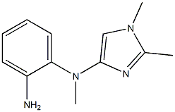 N1-(1,2-dimethyl-1H-imidazol-4-yl)-N1-methylbenzene-1,2-diamine Struktur