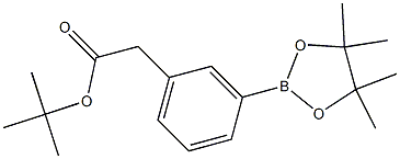 tert-butyl 2-(3-(4,4,5,5-tetramethyl-1,3,2-dioxaborolan-2-yl)phenyl)acetate Struktur