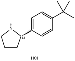 (2S)-2-[4-(TERT-BUTYL)PHENYL]PYRROLIDINE Struktur