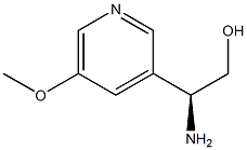 (2S)-2-AMINO-2-(5-METHOXY(3-PYRIDYL))ETHAN-1-OL Struktur