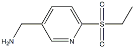 (6-(ethylsulfonyl)pyridin-3-yl)methanamine Struktur