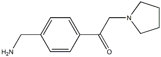 2-(4-(aminomethyl)phenyl)-1-(pyrrolidin-1-yl)ethanone Struktur