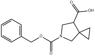 5-Cbz-5-Aza-spiro[2.4]heptane-7-carboxylic acid Struktur