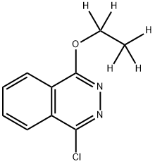 1-Chloro-4-(ethoxy-d5)-phthalazine Struktur