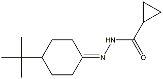 N'-(4-(tert-butyl)cyclohexylidene)cyclopropanecarbohydrazide Struktur