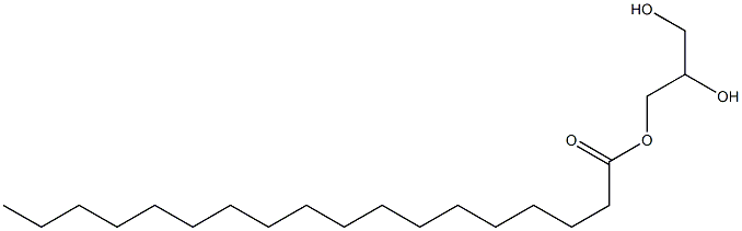 Glyceryl monostearate Struktur