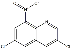 3,6-Dichloro-8-nitro-quinoline Struktur