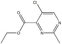 5-Chloro-2-methyl-pyrimidine-4-carboxylic acid ethyl ester Struktur