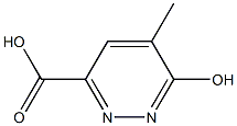 6-Hydroxy-5-methyl-pyridazine-3-carboxylic acid Struktur