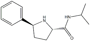 (2S,5S)-N-isopropyl-5-phenylpyrrolidine-2-carboxamide Struktur