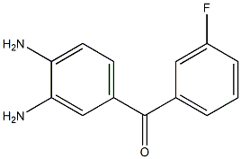 (3,4-diaminophenyl)(3-fluorophenyl)methanone Struktur