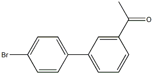 1-(4'-bromobiphenyl-3-yl)ethanone Struktur