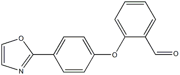 2-(4-(oxazol-2-yl)phenoxy)benzaldehyde Struktur