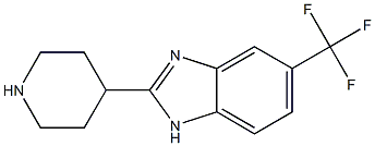 2-(piperidin-4-yl)-5-(trifluoromethyl)-1H-benzo[d]imidazole Struktur