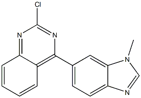 2-chloro-4-(1-methyl-1H-benzo[d]imidazol-6-yl)quinazoline