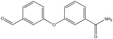 3-(3-formylphenoxy)benzamide Structure