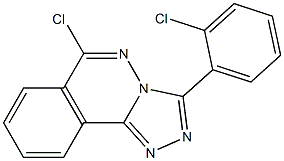 6-chloro-3-(2-chlorophenyl)-[1,2,4]triazolo[3,4-a]phthalazine Struktur