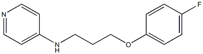 N-(3-(4-fluorophenoxy)propyl)pyridin-4-amine Struktur