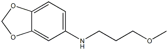 N-(3-methoxypropyl)benzo[d][1,3]dioxol-5-amine Struktur