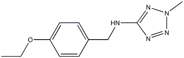 N-(4-ethoxybenzyl)-2-methyl-2H-tetrazol-5-amine Struktur