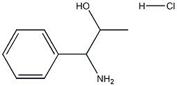 1-AMINO-1-PHENYLPROPAN-2-OL HYDROCHLORIDE Struktur