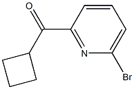 (6-bromopyridin-2-yl)(cyclobutyl)methanone Struktur