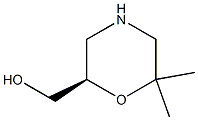 (R)-(6,6-DIMETHYLMORPHOLIN-2-YL)METHANOL Struktur