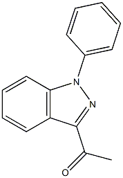 1-(1-phenyl-1H-indazol-3-yl)ethanone Struktur