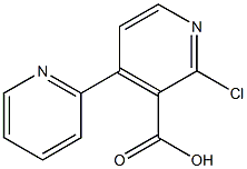 2'-chloro-2,4'-bipyridine-3'-carboxylic acid Struktur