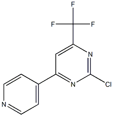 2-chloro-4-(pyridin-4-yl)-6-(trifluoromethyl)pyrimidine