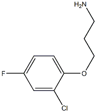 3-(2-chloro-4-fluorophenoxy)propan-1-amine Struktur