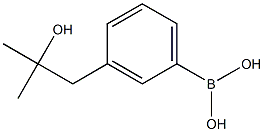 3-(2-hydroxy-2-methylpropyl)phenylboronic acid Struktur