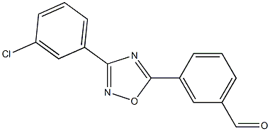 3-(3-(3-chlorophenyl)-1,2,4-oxadiazol-5-yl)benzaldehyde