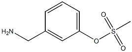 3-(aminomethyl)phenyl methanesulfonate Struktur