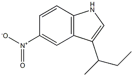 3-sec-butyl-5-nitro-1H-indole Struktur