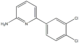 6-(3,4-dichlorophenyl)pyridin-2-amine Struktur