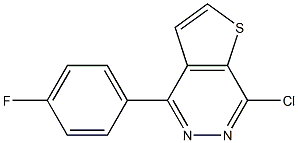 7-chloro-4-(4-fluorophenyl)thieno[3,2-d]pyridazine