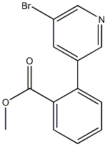 methyl 2-(5-bromopyridin-3-yl)benzoate Struktur