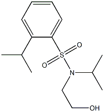 N-(2-hydroxyethyl)-N,2-diisopropylbenzenesulfonamide Struktur