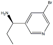 (R)-1-(5-bromopyridin-3-yl)propan-1-amine Struktur