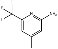 4-Methyl-6-(trifluoromethyl)-2-pyridinamine Struktur