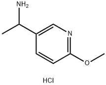 1-(6-METHOXYPYRIDIN-3-YL)ETHANAMINE DIHYDROCHLORIDE Struktur