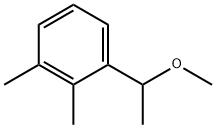 1-(1-methoxyethyl)-2,3-dimethylbenzene Struktur