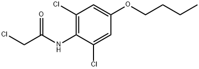 N-(4-Butoxy-2,6-dichlorophenyl)-2-chloroacetamide Struktur